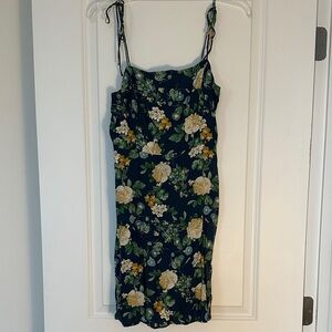 Old Navy Navy Floral Mini Dress